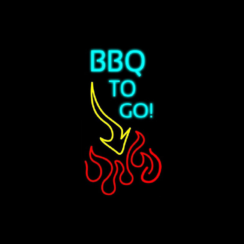 Custom Bbq To Go Neon Sign USA