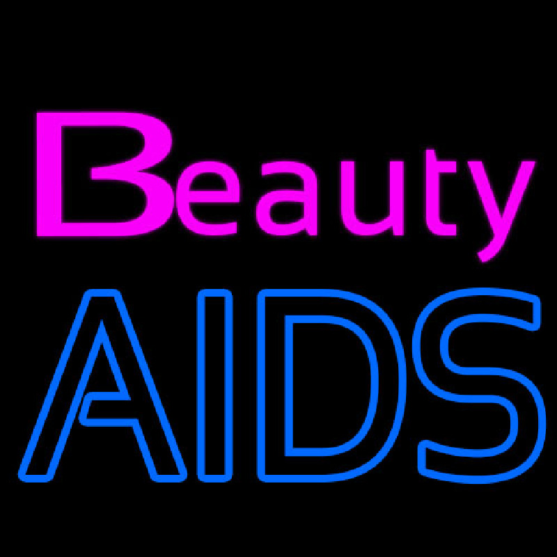 Custom Beauty Aids Neon Sign USA