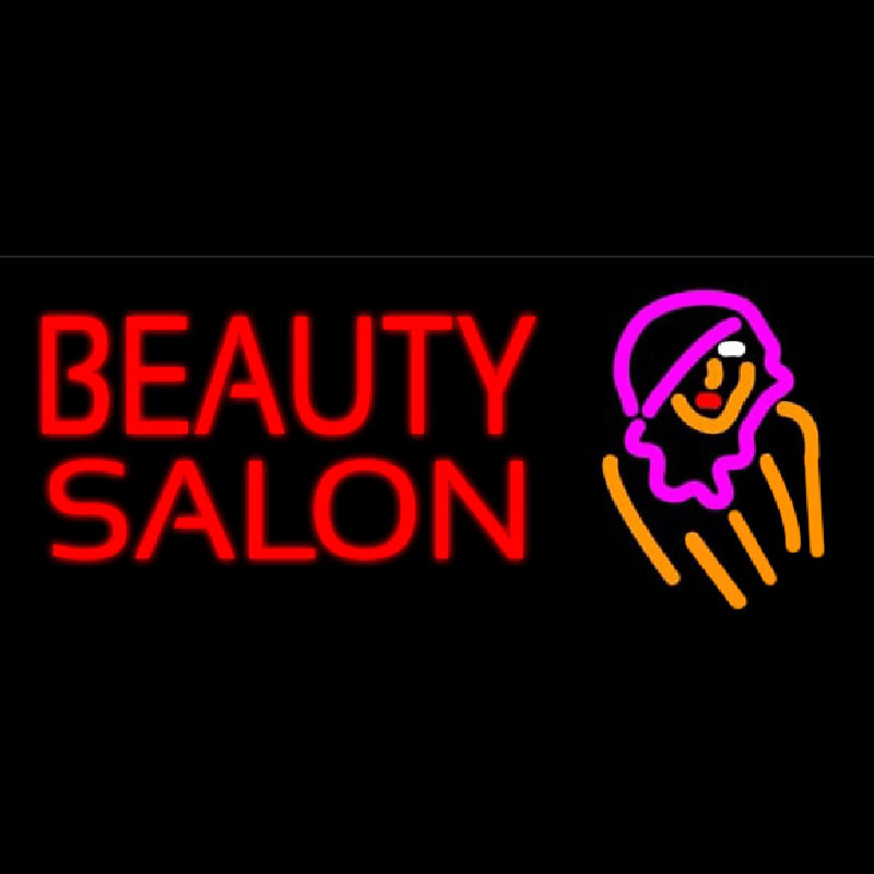 Custom Beauty Salon With Girl Neon Sign USA