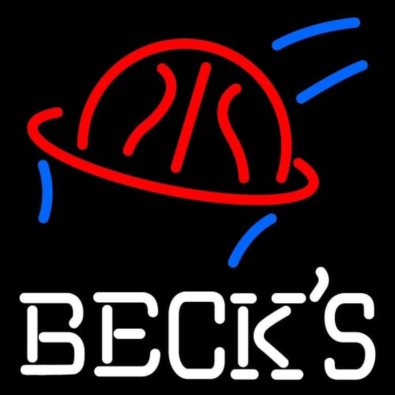 Custom Becks Basketball Beer Neon Sign USA