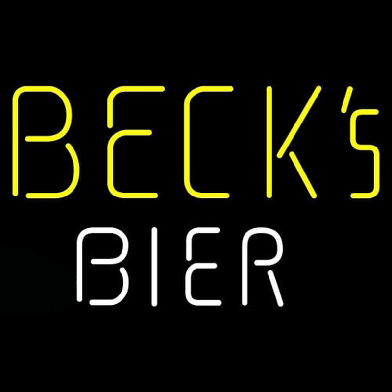 Custom Becks Bier Beer Neon Sign USA