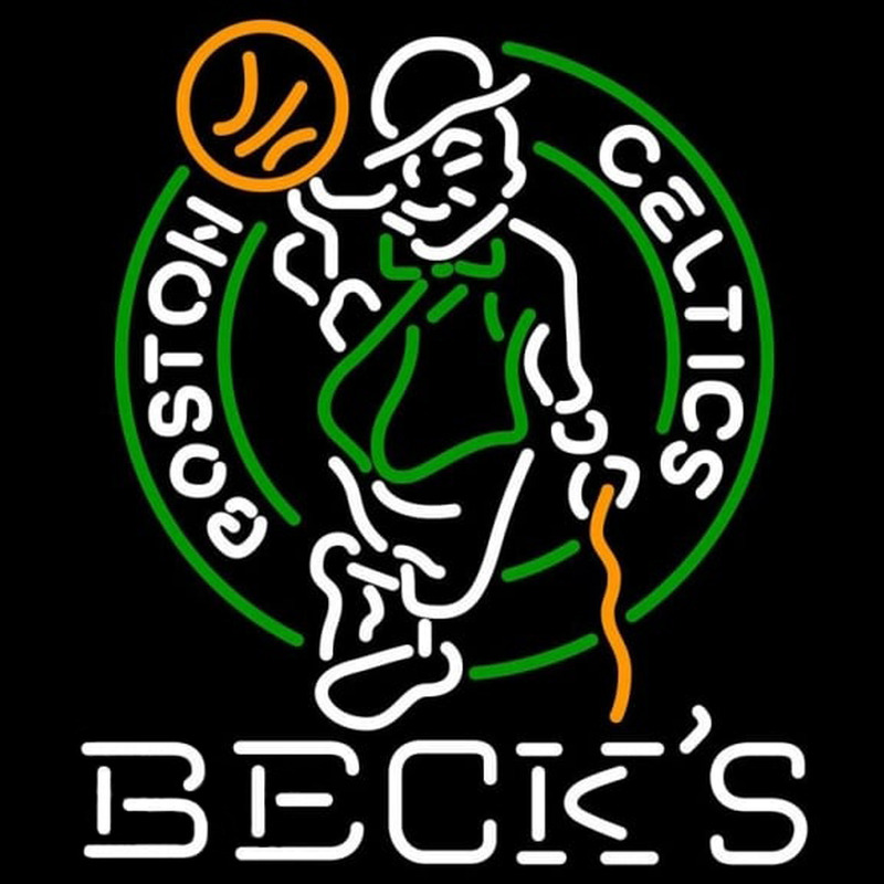 Custom Becks Boston Celtics NBA Beer Sign Neon Sign USA
