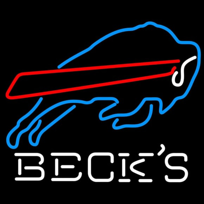 Custom Becks Buffalo Bills NFL Neon Sign Neon Sign USA