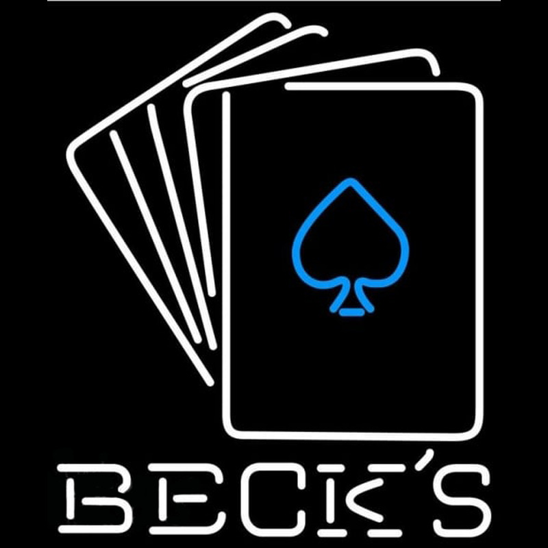 Custom Becks Cards Beer Sign Neon Sign USA