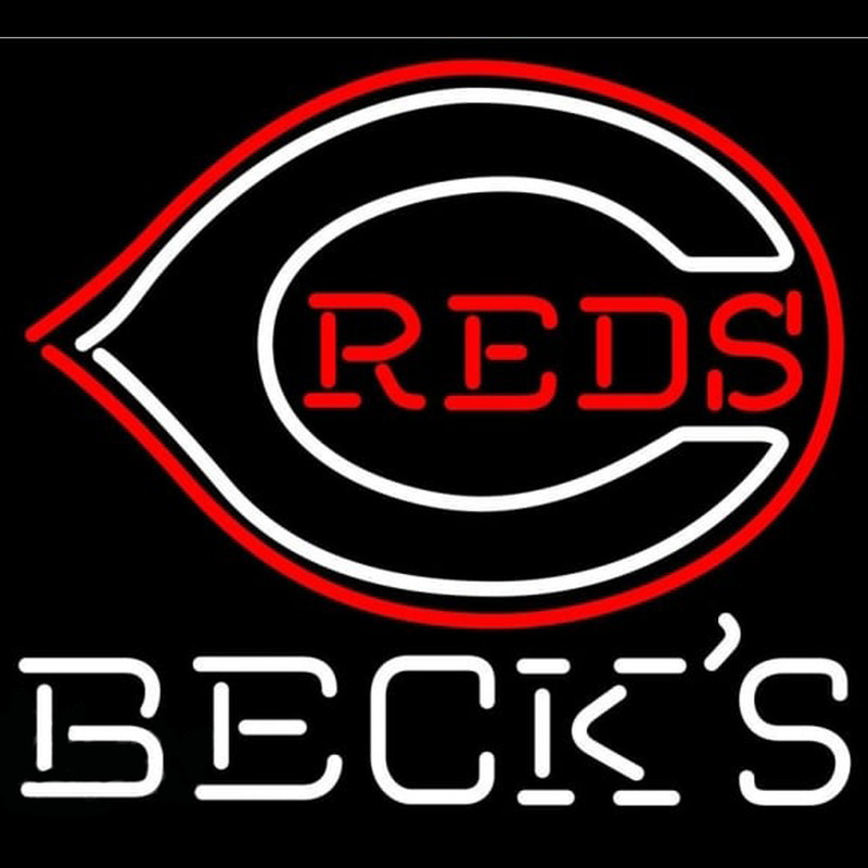 Custom Becks Cincinnati Reds MLB Beer Sign Neon Sign USA
