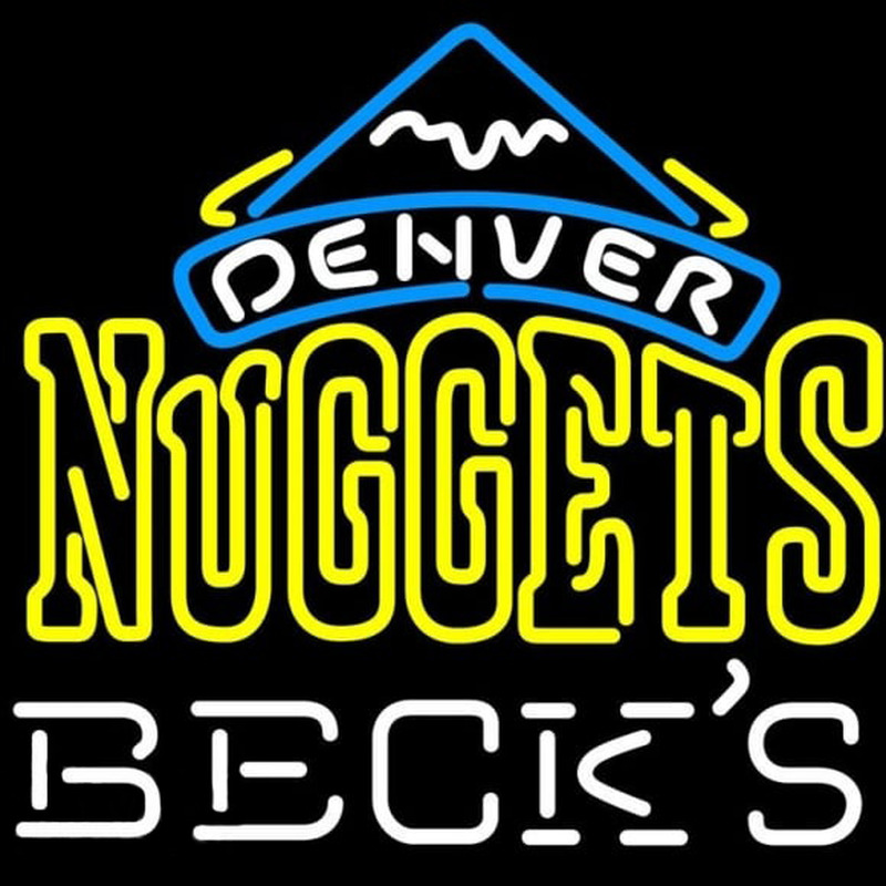 Custom Becks Denver Nuggets NBA Beer Sign Neon Sign USA