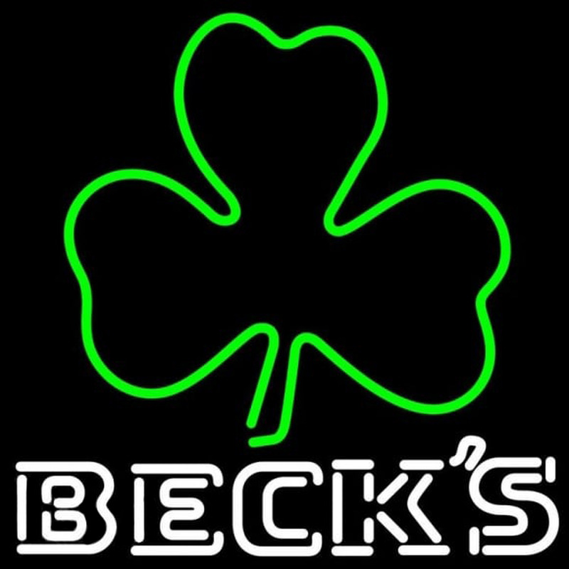 Custom Becks Green Clover Beer Sign Neon Sign USA
