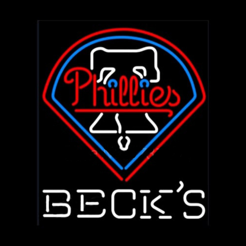 Custom Becks Phillies Neon Sign USA