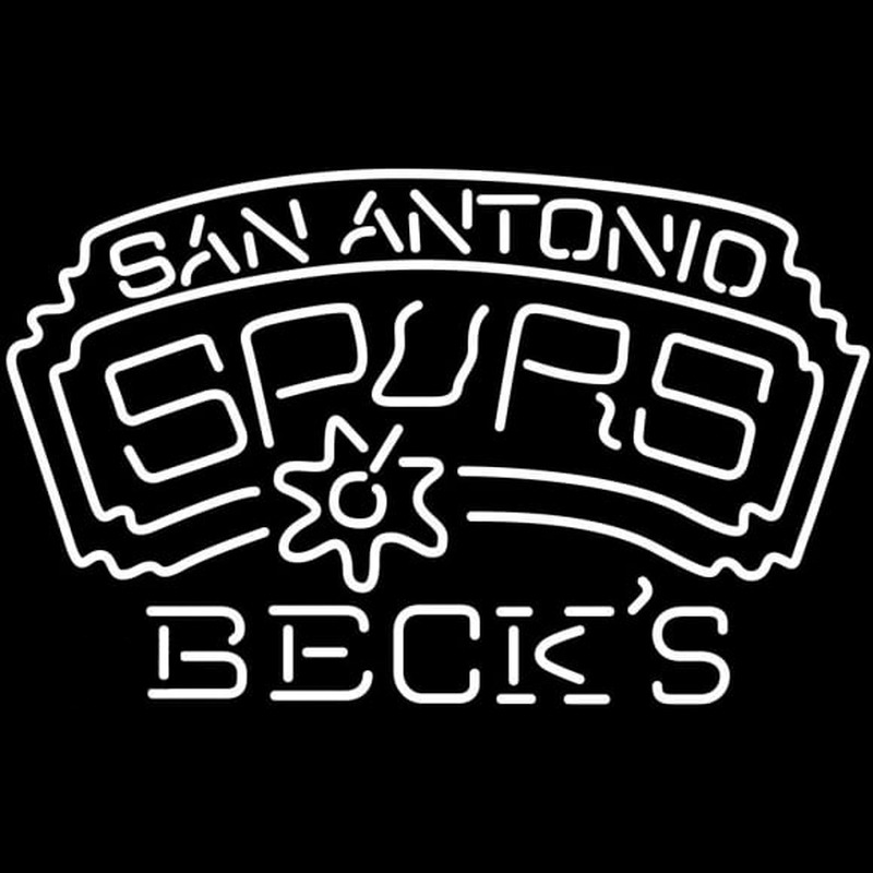 Custom Becks San Antonio Spurs NBA Beer Sign Neon Sign USA