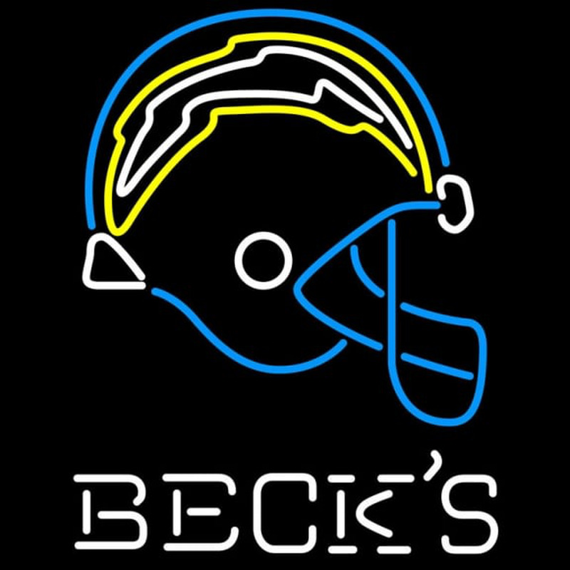 Custom Becks San Diego Chargers NFL Neon Sign Neon Sign USA