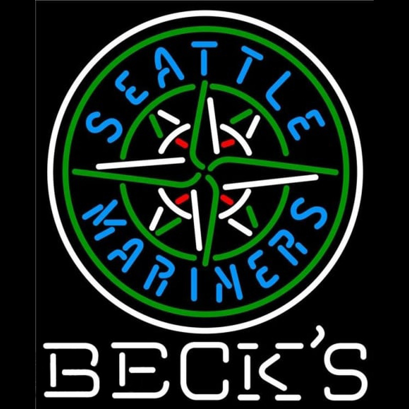 Custom Becks Seattle Mariners MLB Beer Sign Neon Sign USA