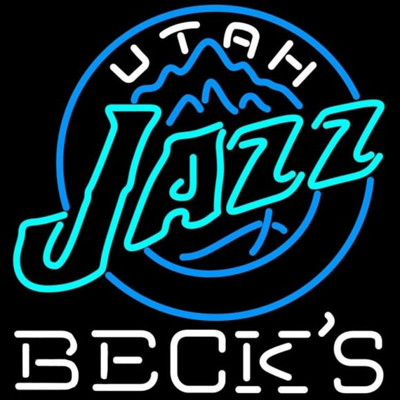 Custom Becks Utah Jazz NBA Beer Sign Neon Sign USA