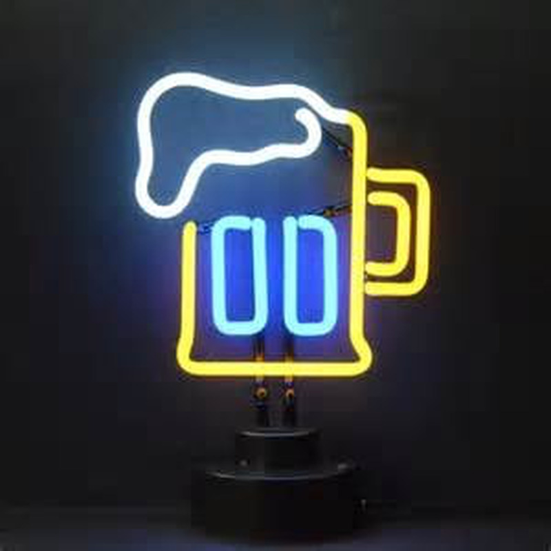 Custom Beer Mug Desktop Neon Sign