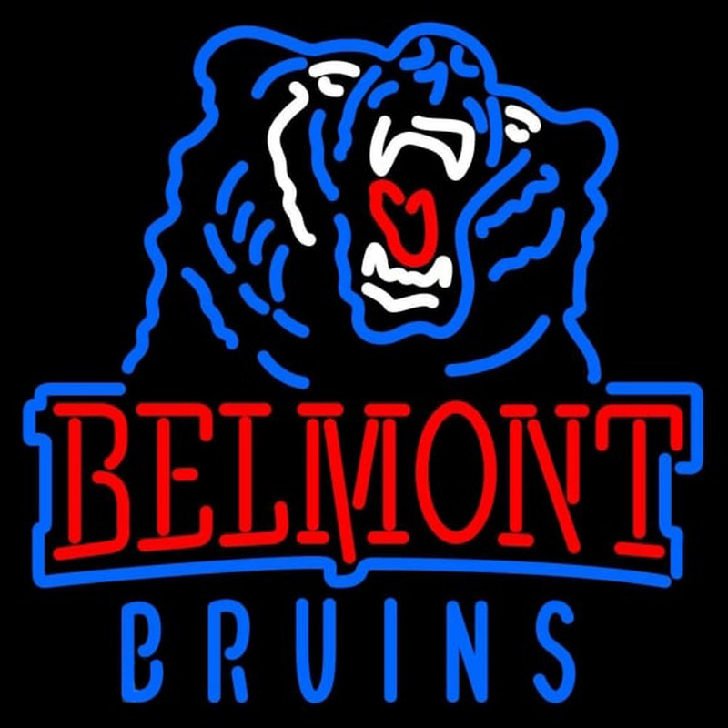 Custom Belmont Bruins Team Neon Sign Neon Sign USA