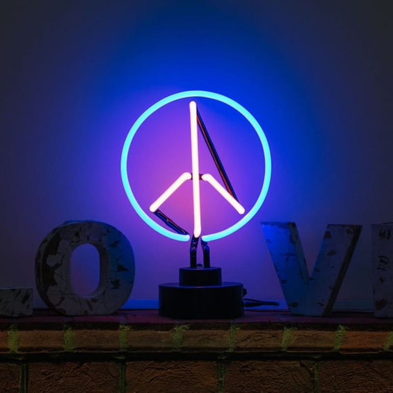 Custom Benz Logo Desktop Neon Sign
