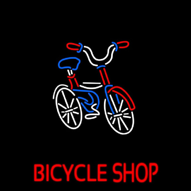 Custom Bicycle Shop Logo Neon Sign USA