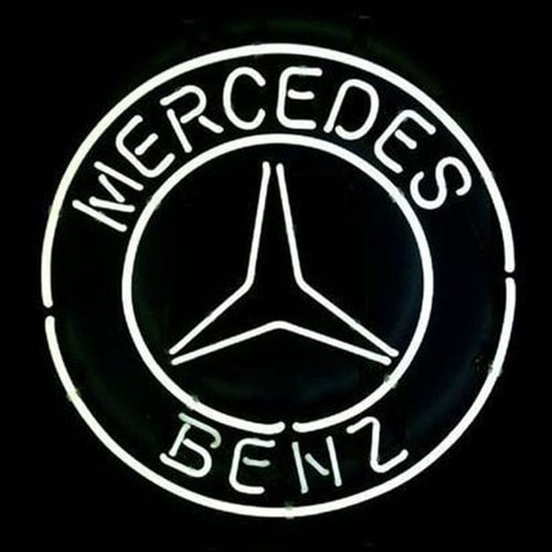 Custom Big Mercedes Benz Logo Eu Auto Car Dealer Pub Display Neon Sign USA