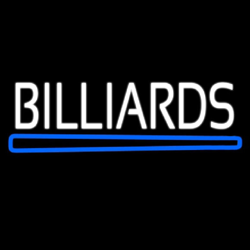 Custom Billiards 2 Neon Sign USA