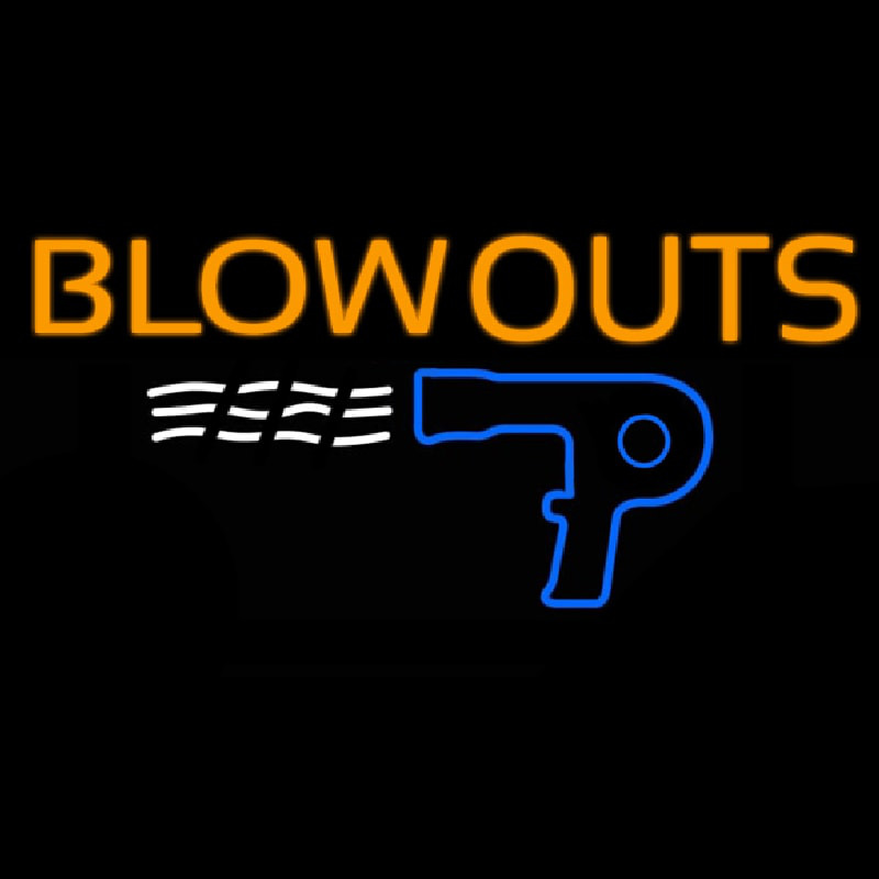 Custom Blowouts Logo Neon Sign USA