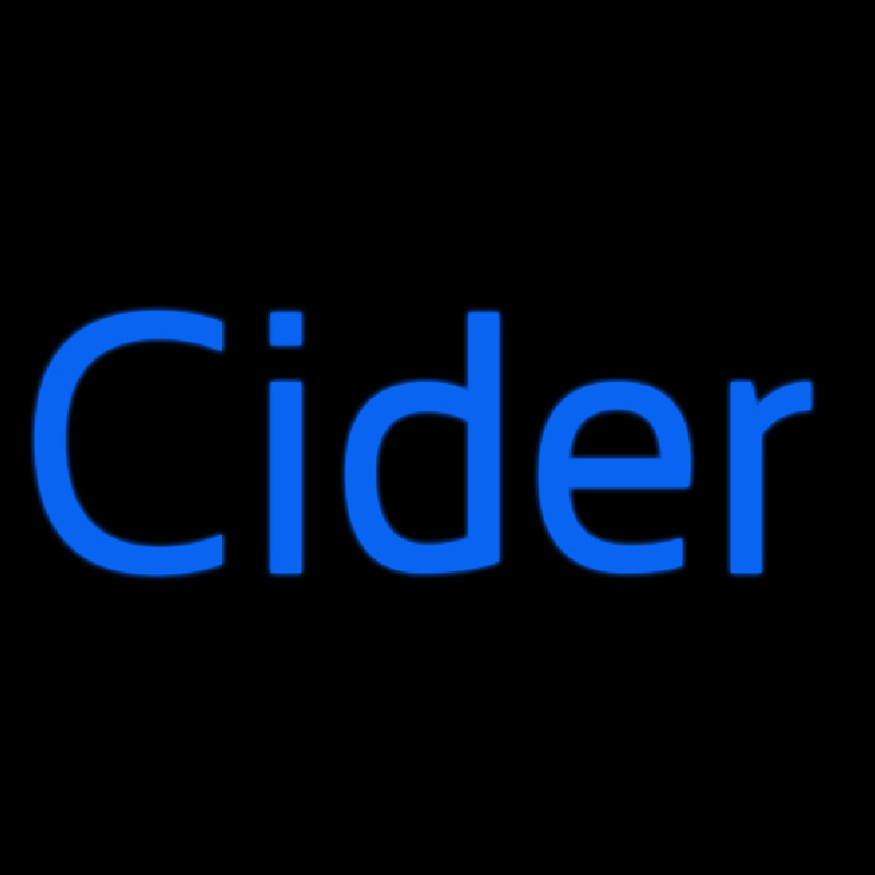 Custom Blue Cider Neon Sign USA