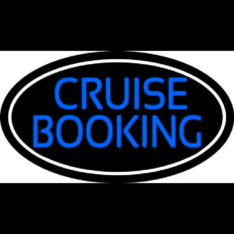 Custom Blue Cruise Booking Neon Sign USA