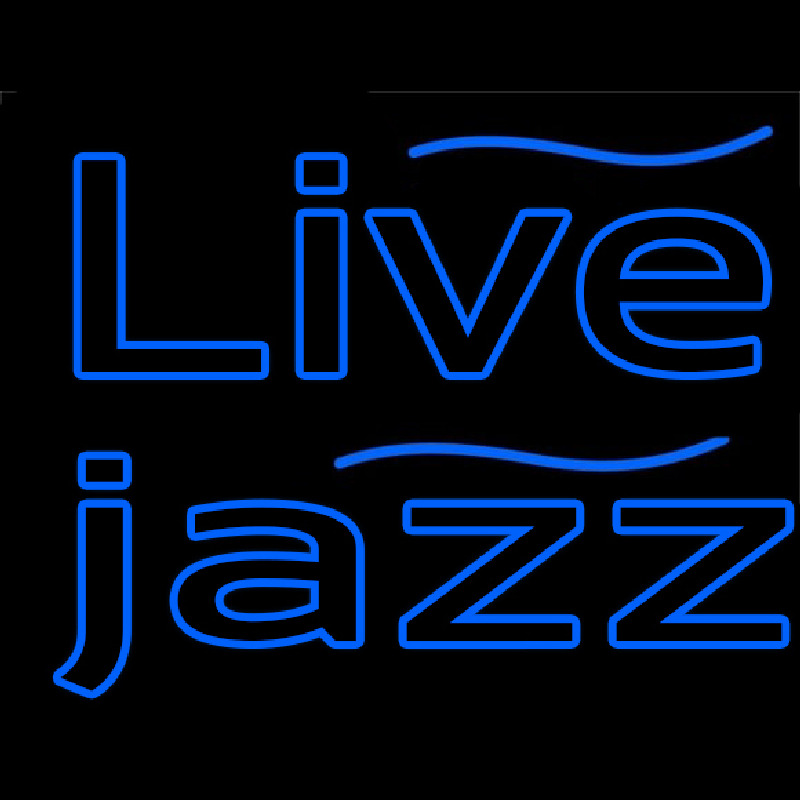 Custom Blue Live Jazz 1 Neon Sign USA