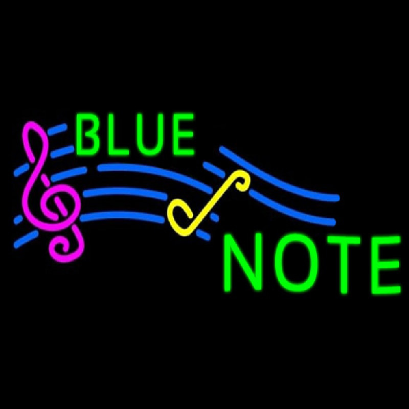 Custom Blue Note Neon Sign USA