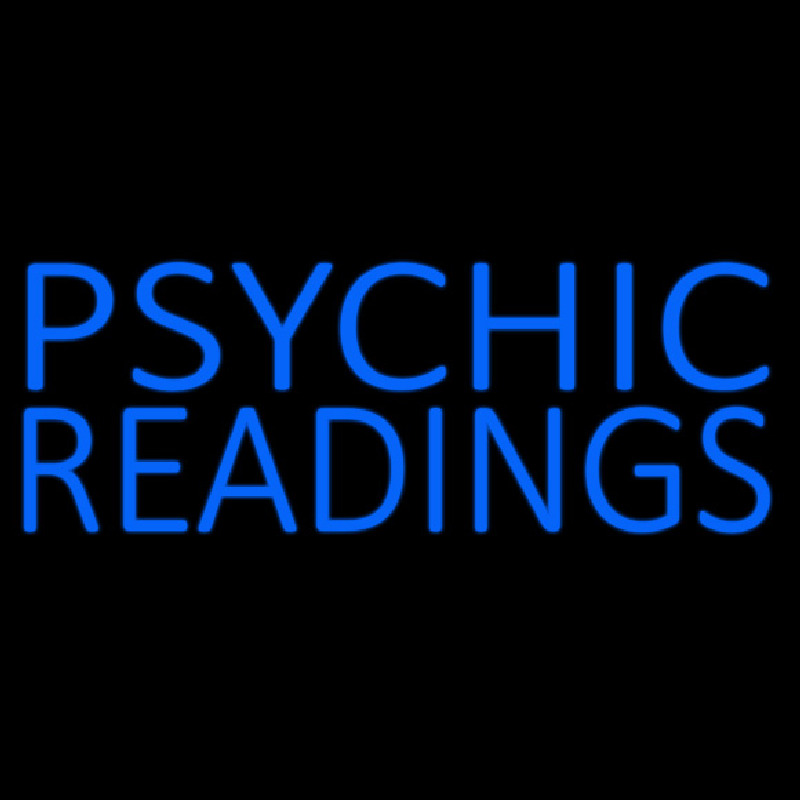Custom Blue Psychic Readings Neon Sign USA