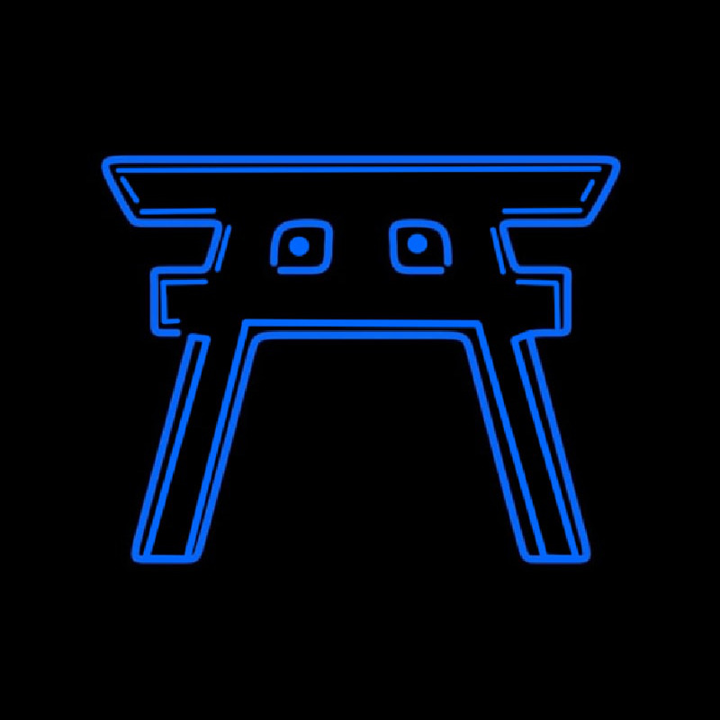 Custom Blue Shinto Neon Sign USA