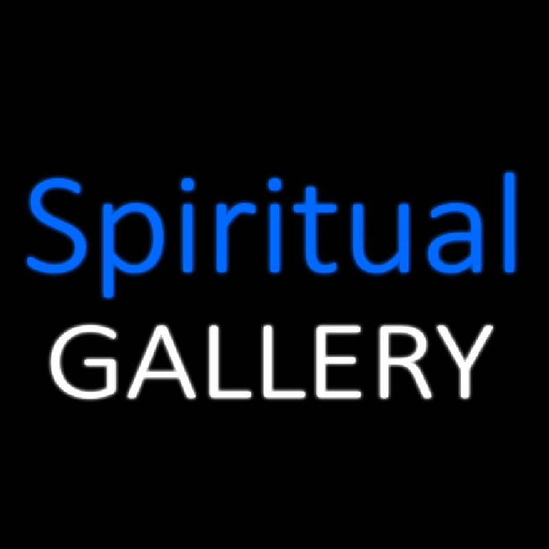 Custom Blue Spritual Gallery Neon Sign USA