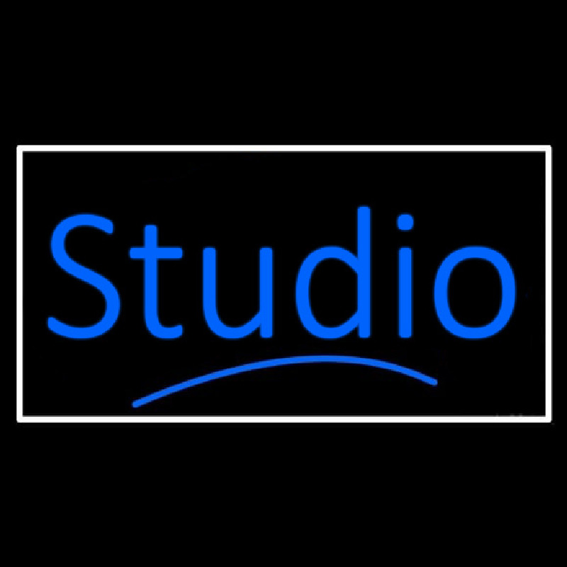 Custom Blue Studio Neon Sign USA