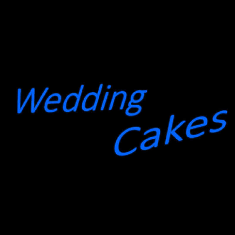 Custom Blue Wedding Chapel Neon Sign USA