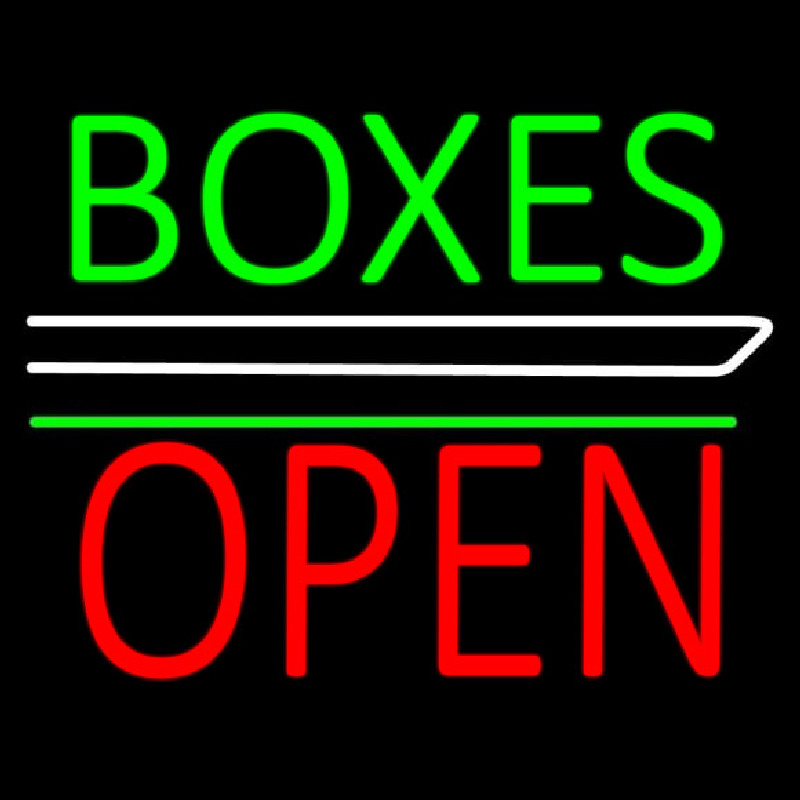 Custom Boxes Double Stroke 1 Neon Sign USA