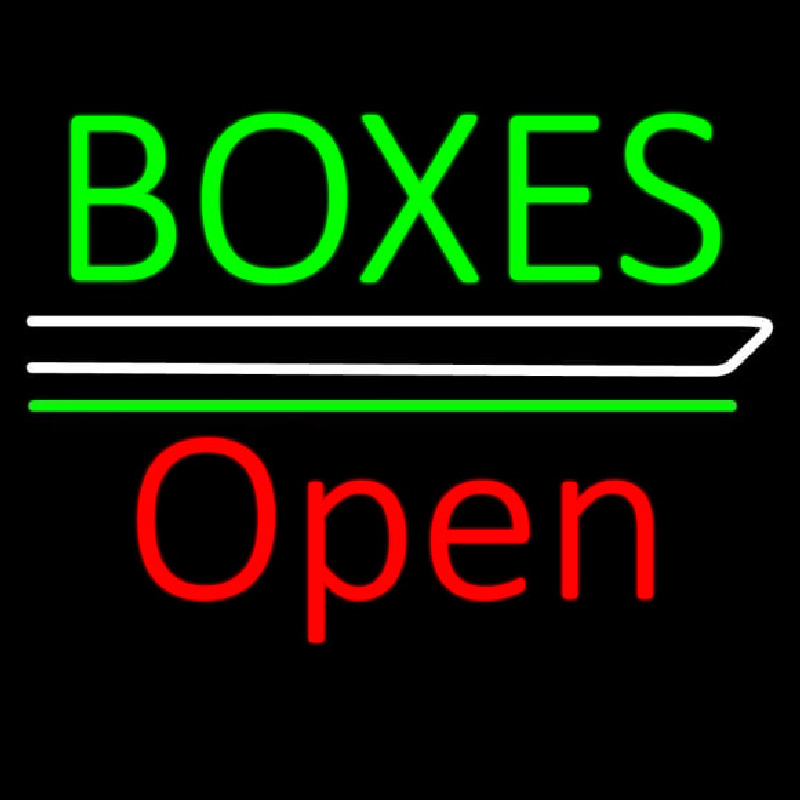Custom Boxes Double Stroke 2 Neon Sign USA