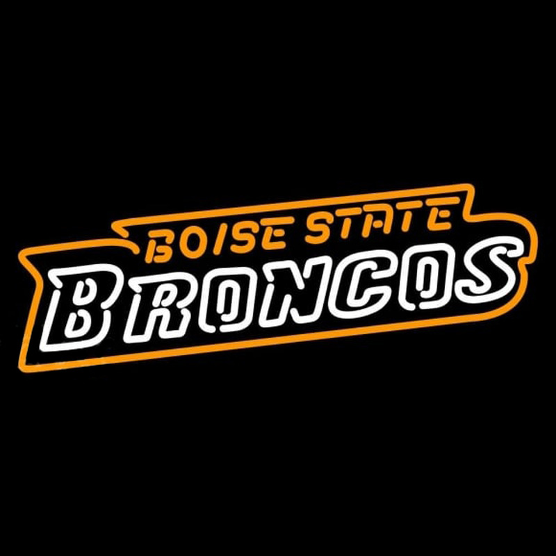 Custom Boise State Broncos Wordmark 2002 2012 Logo NCAA Neon Sign Neon Sign USA