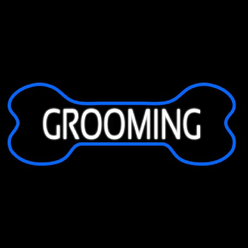 Custom Bone Grooming Neon Sign USA