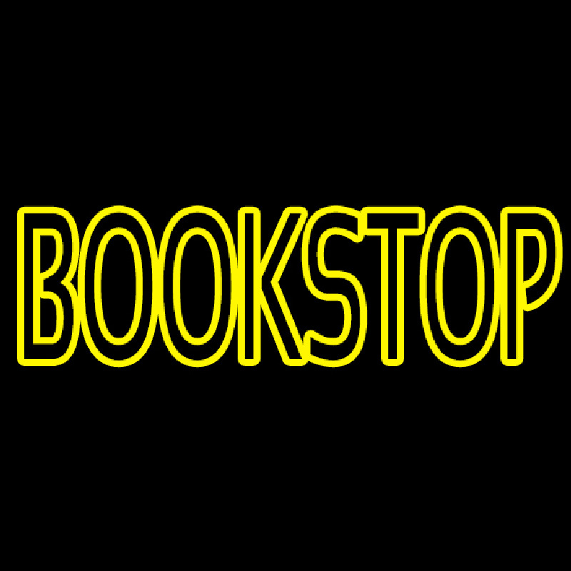 Custom Book Stop Neon Sign USA