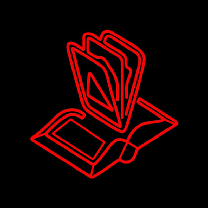 Custom Books Logo Neon Sign USA