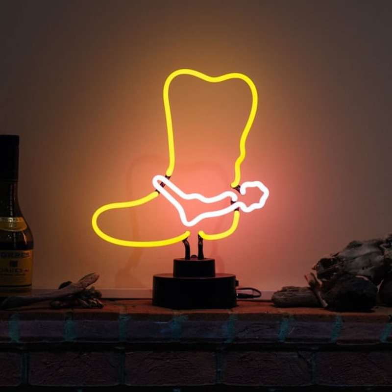 Custom Boot Desktop Neon Sign