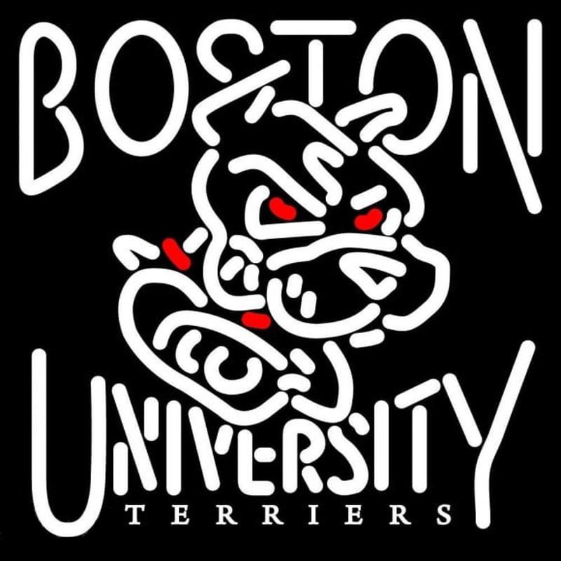 Custom Boston University Terriers Primary 1999 2004 Logo NCAA Neon Sign Neon Sign USA