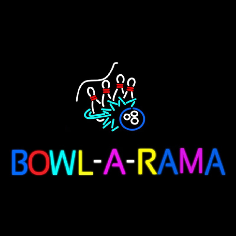Custom Bowl A Rama Neon Sign USA