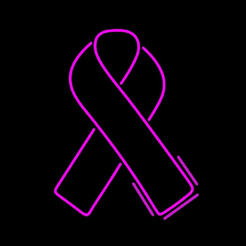 Custom Breast Cancer Ribbon Neon Sign USA