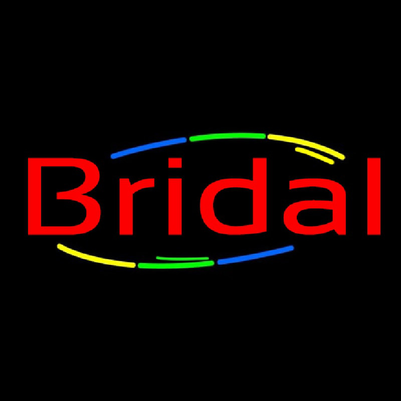 Custom Bridal Multi Colored Deco Style Neon Sign USA