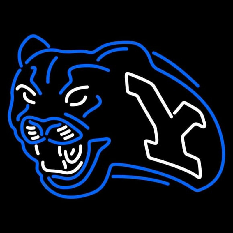 Custom Brigham Young Cougars Secondary 1999 2004 Logo NCAA Neon Sign Neon Sign USA