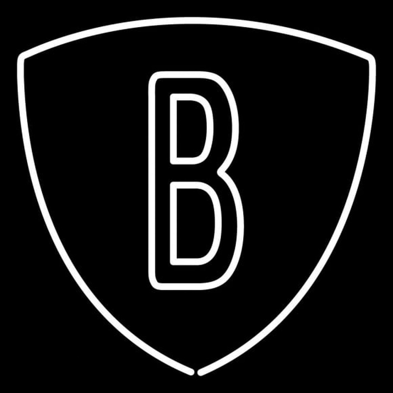 Custom Brooklyn Nets Secondary 2012 13 Pres Logo NBA 1 Neon Sign Neon Sign USA