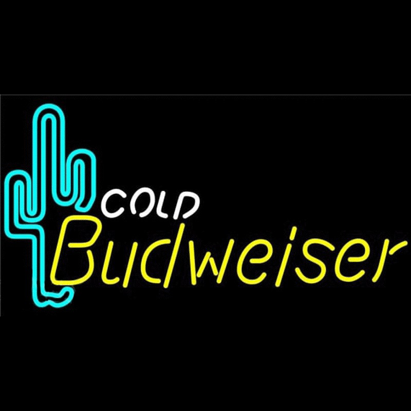 Custom Bud Cold Cactus Beer Sign Neon Sign USA