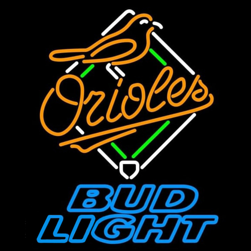 Custom Bud Light Baltimore Orioles MLB Beer Sign Neon Sign USA
