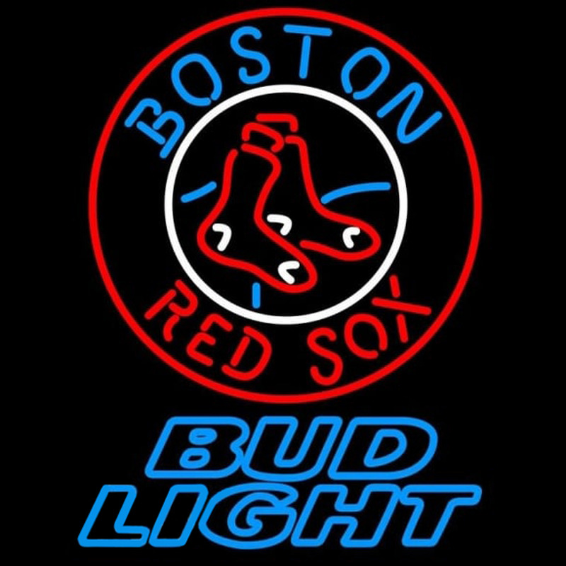 Custom Bud Light Boston Red Sox MLB Beer Sign Neon Sign USA