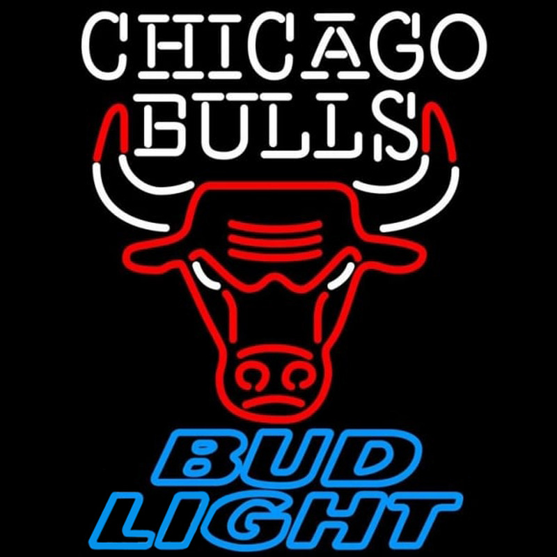 Custom Bud Light Chicago Bulls NBA Beer Sign Neon Sign USA
