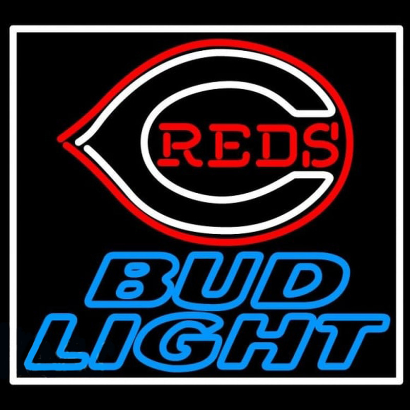Custom Bud Light Cincinnati Reds Beer Sign Neon Sign USA